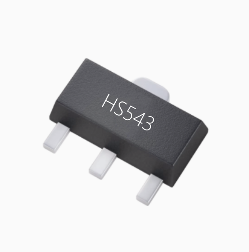 HS543 High Sensitivity Unipolar Hall Switch SOT-89